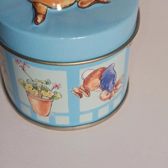 Lot of 2 Vintage Rabbit Frederick Warne & Co Tin Gift Box EMPTY Easter Bunny Lid - Picture 12 of 16
